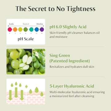 Redence Green Grape 3-in-1 Gelato Pore Mask Cleanser, Pore Exfoliating Scrub Mud Mask Pack, No Tightness, Korean Skin Care, 100ml / 3.38 fl oz