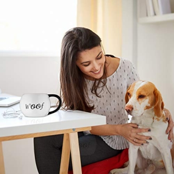 Ceramic Coffee Mug With 3D Animal Surprise – Cat & Dog Tea Mug For Hot Drinks & Cold Beverages – Dishwasher Safe Novelty Cup With Comfortable Handle – Great Gift Idea For Pet Owners Large 17OZ (Dog)