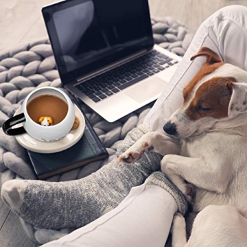 Ceramic Coffee Mug With 3D Animal Surprise – Cat & Dog Tea Mug For Hot Drinks & Cold Beverages – Dishwasher Safe Novelty Cup With Comfortable Handle – Great Gift Idea For Pet Owners Large 17OZ (Dog)