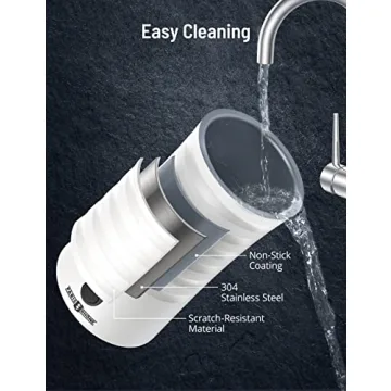 Elegant Paris Rhône Milk Frother for Hot and Cold Foam Coffee