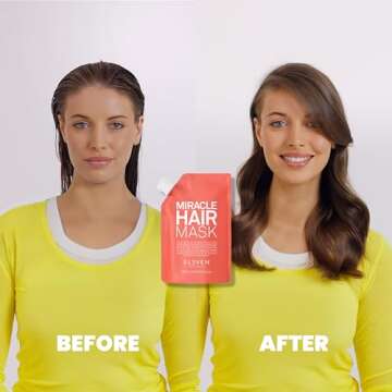 ELEVEN AUSTRALIA Miracle Hair Mask Restore & Treat Lost Moisture - 6.76 Fl Oz