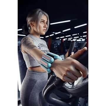 STONESAM Wrist & Ankle Weight-Set of 2 (1lb), Wearable Wrist Bracelets for Yoga, Dance, Barre, Pilates, Exercises, Cardio, Aerobics, Walking (ink black)