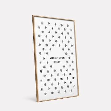 Vossington 24x36 Thin Oak Frame for Art Display