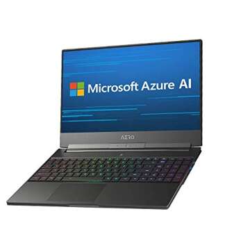 GIGABYTE AERO 15 Classic-XA-F74ADW 15" Thin Bezel LG 144Hz FHD IPS LCD, i7-9750H, NVIDIA GeForce RTX 2070, Samsung 16GB RAM, M.2 PCIe 512GB Intel 760P SSD, Win10 Home, 94Wh Ultra Slim Gaming Laptop