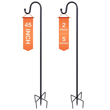 Durable Adjustable Shepherd Hooks for Your Garden