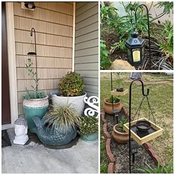 Durable Adjustable Shepherd Hooks for Your Garden