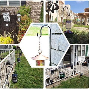 Durable Adjustable Shepherd Hooks for Your Garden