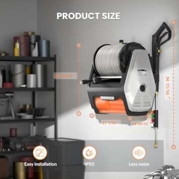 Giraffe Tools Grandfalls Pressure Washer PRO 3300 PSI Electric