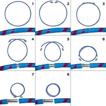 Kid's Hula Hoops -Quality Weighted Children’s Hula Hoops! Great for Exercise, Dance, Fitness & Fun! NO Instructions Needed! Same Day Dispatch! (Pink / Silver Glitter)