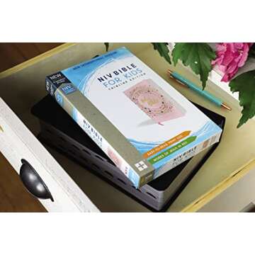 NIV, Bible for Kids, Flexcover, Pink/Gold, Red Letter, Comfort Print: Thinline Edition