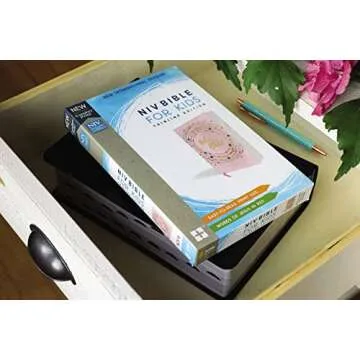 NIV, Bible for Kids, Flexcover, Pink/Gold, Red Letter, Comfort Print: Thinline Edition