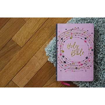 NIV, Bible for Kids, Flexcover, Pink/Gold, Red Letter, Comfort Print: Thinline Edition