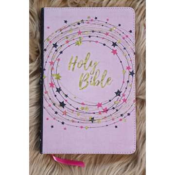 NIV, Bible for Kids, Flexcover, Pink/Gold, Red Letter, Comfort Print: Thinline Edition