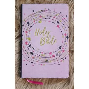 NIV, Bible for Kids, Flexcover, Pink/Gold, Red Letter, Comfort Print: Thinline Edition