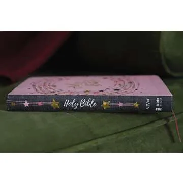 NIV, Bible for Kids, Flexcover, Pink/Gold, Red Letter, Comfort Print: Thinline Edition