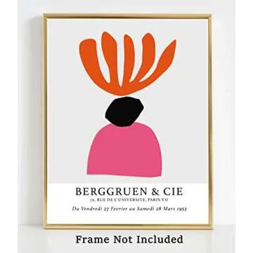 Matisse-Inspired Wall Art Prints Set of 3 Unframed