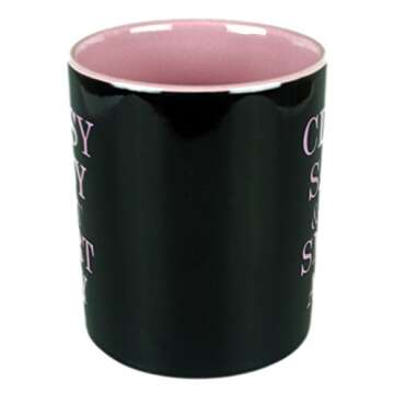 Funny Guy Mugs Classy Sassy and A Bit Smart Assy Ceramic Coffee Mug - 11oz - Ideal Funny Coffee Mug for Women and Men - Hilarious Novelty Coffee Cup with Witty Sayings