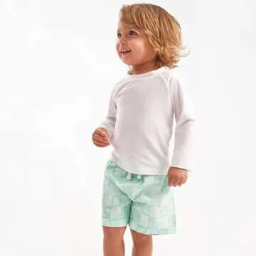 Gerber Boys' Toddler 2-Pack Swim Trunks, Surf, 6-9 Months