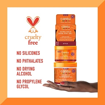 Cantu Hair Treatment Kit with Coconut Curling Cream and Gel