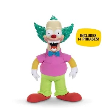 Simpsons Talking Krusty Doll Plush Good Evil Edition