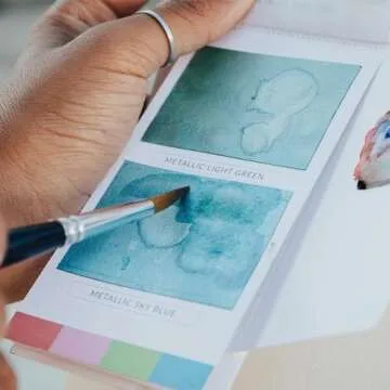 Viviva Watercolor Sheets, Spring 16 Colors - Travel Watercolor Paint Set for Adults Beginners, Artists, Hobbyists - Lightfast, Vibrant, Handmade & Portable Watercolor Kit with Mixing Palette