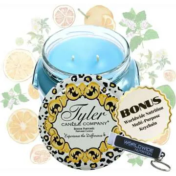 Luxurious Tyler Candle Resort Jar 22oz - Long Lasting