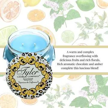 Luxurious Tyler Candle Resort Jar 22oz - Long Lasting