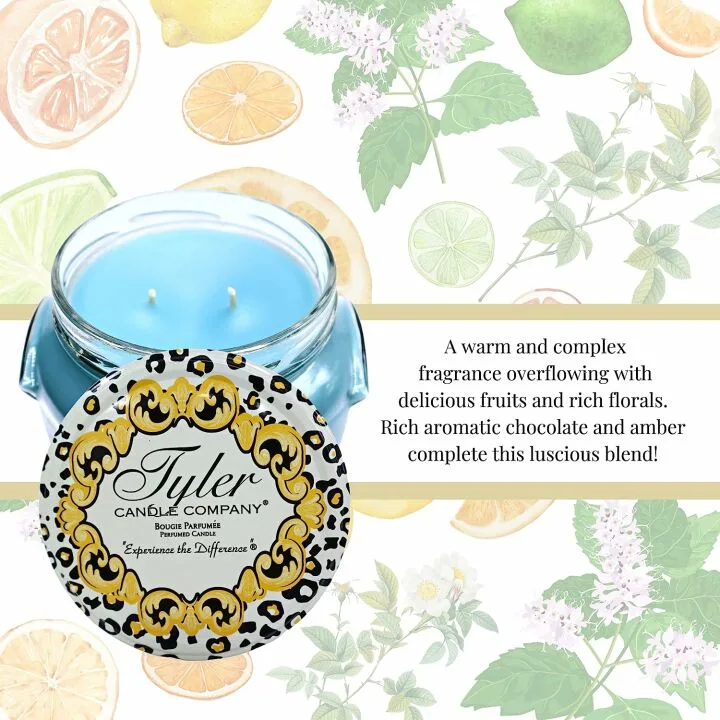 Luxurious Tyler Candle Resort Jar 22oz - Long Lasting