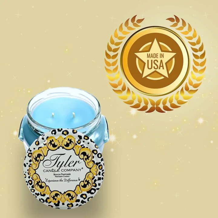 Luxurious Tyler Candle Resort Jar 22oz - Long Lasting