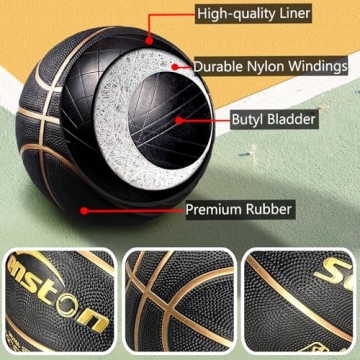 Senston Premium Rubber Basketball Size 7 Indoor Outdoor