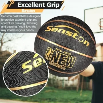 Senston Premium Rubber Basketball Size 7 Indoor Outdoor