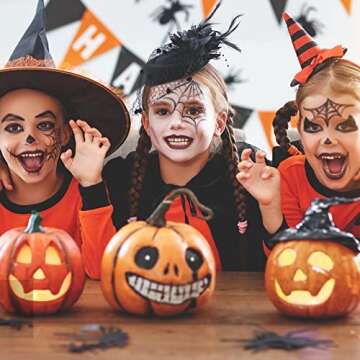 6-Pack Baseball Stick Sports Eye Black, Football Face Paint Eyeblack Outdoor Sports Eye Black for Baseball Softball Lacrosse Anti Glare Sun and Stadium Light Halloween Cosplay Costume Parties