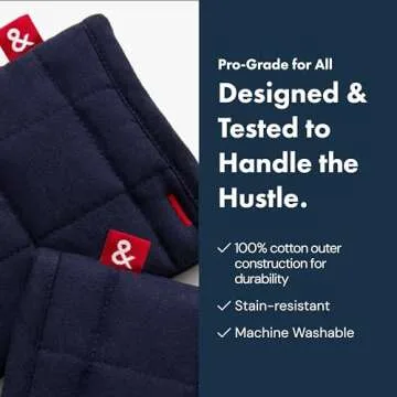 Hedley & Bennett Oven Mitts - Heat Resistant Kitchen Mittens