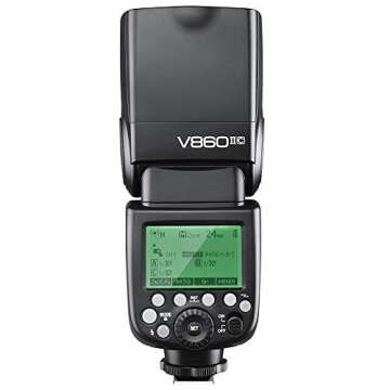 Godox V860II-C E-TTL High-Speed Sync 1/8000s 2.4G GN60 Li-ion Battery Camera Flash Speedlite Speedlight with X2T-C Wireless Trigger Transmitter Compatible for Canon Cameras & Softbox,Filter,USB Light