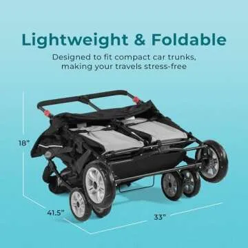 Gaggle Compass Quad Stroller for 4 Kids | Safe & Spacious