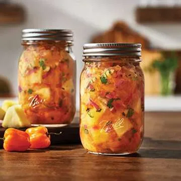 Ball Regular Mouth Pint Canning Jars, Set of 12