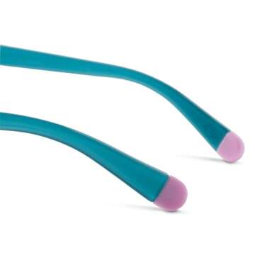 Peepers by PeeperSpecs Women's Beverly Shores Polarized Sunglasses Round, Teal, No Correction