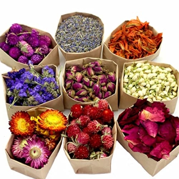 Dried Flowers Artisan Kit for Candle and Soap Making