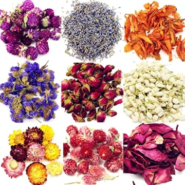 Dried Flowers Artisan Kit for Candle and Soap Making