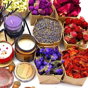 Dried Flowers Artisan Kit for Candle and Soap Making