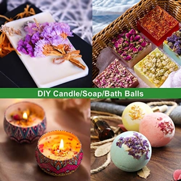 Dried Flowers Artisan Kit for Candle and Soap Making