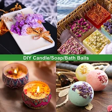 Dried Flowers Artisan Kit for Candle and Soap Making