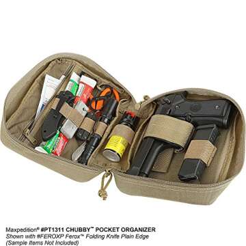 MAXPEDITION Chubby Pocket Organizer (Black)