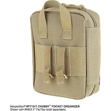 MAXPEDITION Chubby Pocket Organizer (Black)