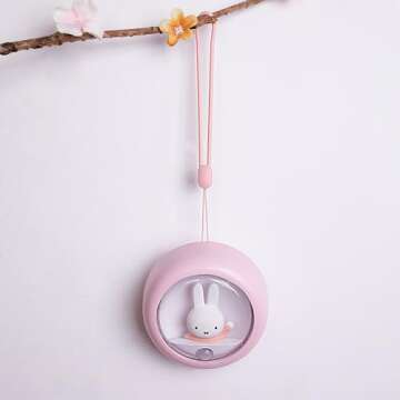 Miffy Motion Sensor Night Light - Pink & Eco-friendly