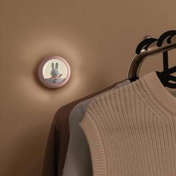 Miffy Motion Sensor Night Light - Pink & Eco-friendly
