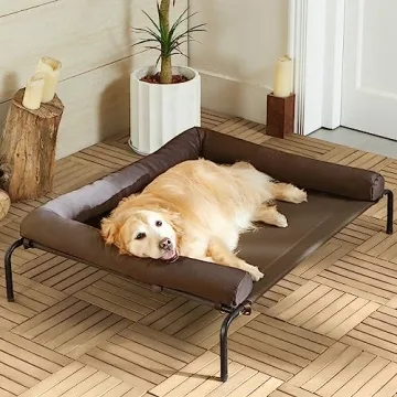 RRPETHOME Large Elevated Cooling Dog Bed for Ultimate Comfort