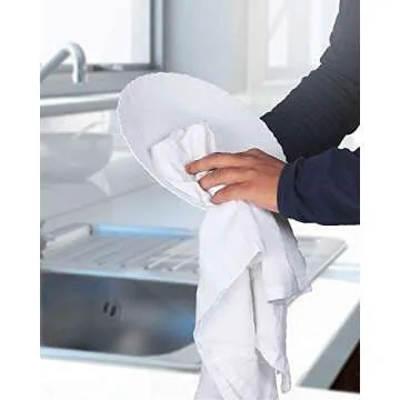 Simpli-Magic Flour Sack Kitchen Towels | 12 Pack 24"x24"