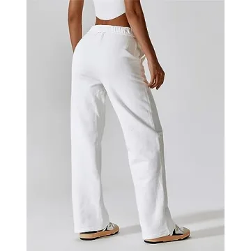 ABOCIW Women Sweats - Fleece Lined High Waisted Joggers