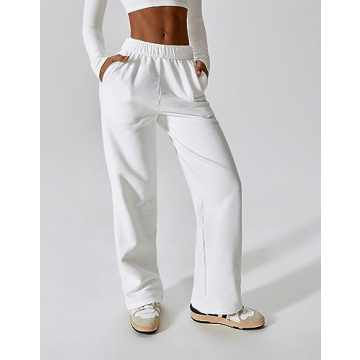 ABOCIW Women Sweats - Fleece Lined High Waisted Joggers